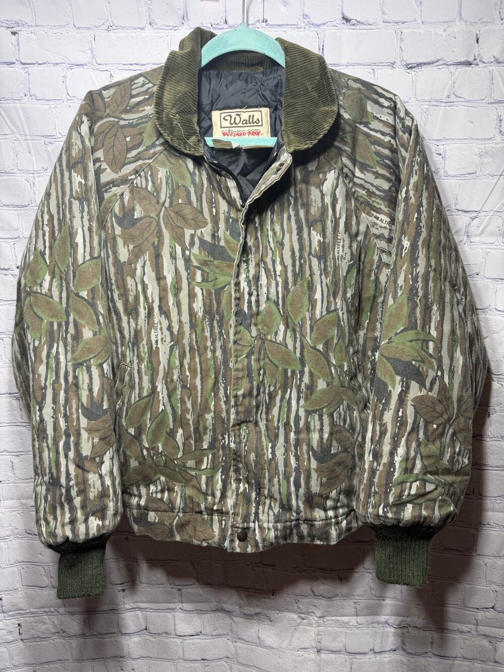Walls Blizzard-Pruf Realtree VTG Camo Hunting Jacket Green Sz M Outdoor